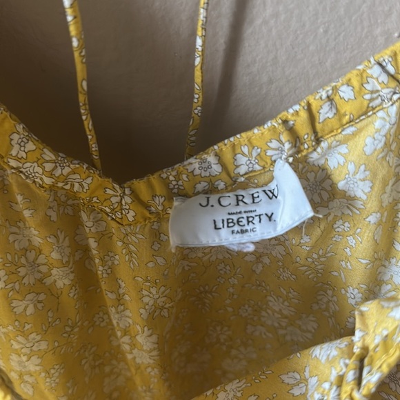 J. CREW Liberty Capel V- Neck Floral Organic Cotton Top - Picture 5 of 7